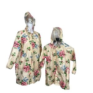 Floral Hooded Raincoat Set